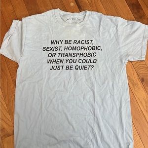 Frank ocean just be quiet pride tshirt